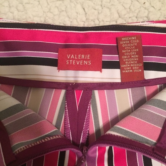 Valerie Stevens pink purple golf casual skirt NWT - Picture 6 of 7